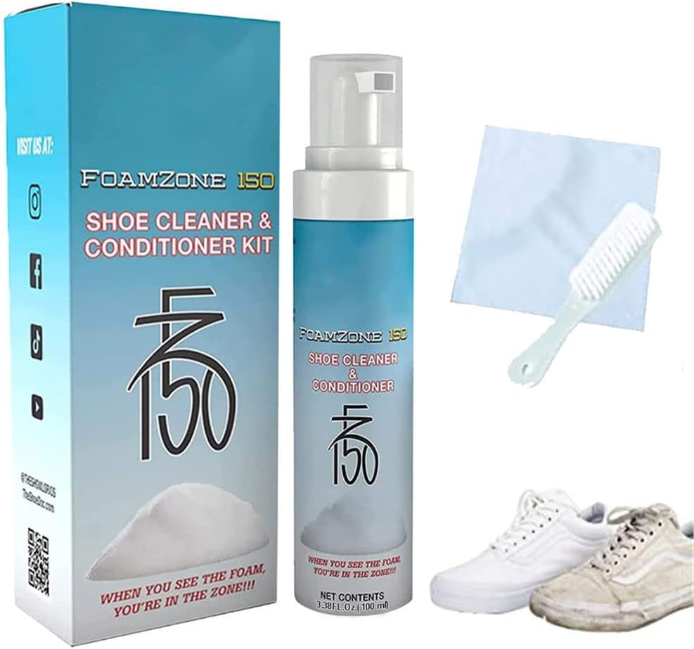 Giftock 150 Shoe Cleaner, Fz150 Shoe Cleaner Foam, Foam Zone 150 Shoe Cleaner & Conditioner Kit,  150 Shoe Cleaner, Fz 150 Shoe Cleaner Foam, Foam Zone 150 Shoe Cleaner and Rinse Kit (1PCS)