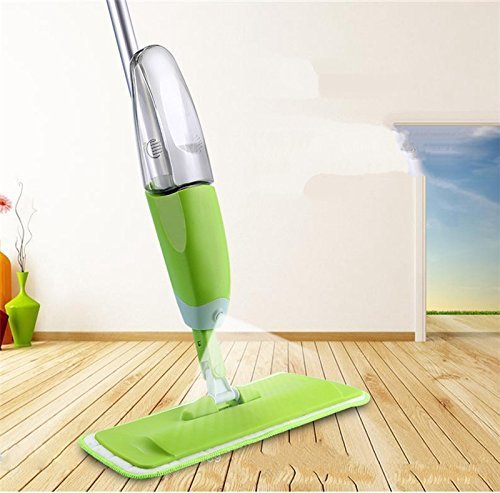 Giftock Healthy Spray Mop - Floor Mop with Removable Washable Cleaning Pad and Integrated Water Spray Mechanism (Random Color)