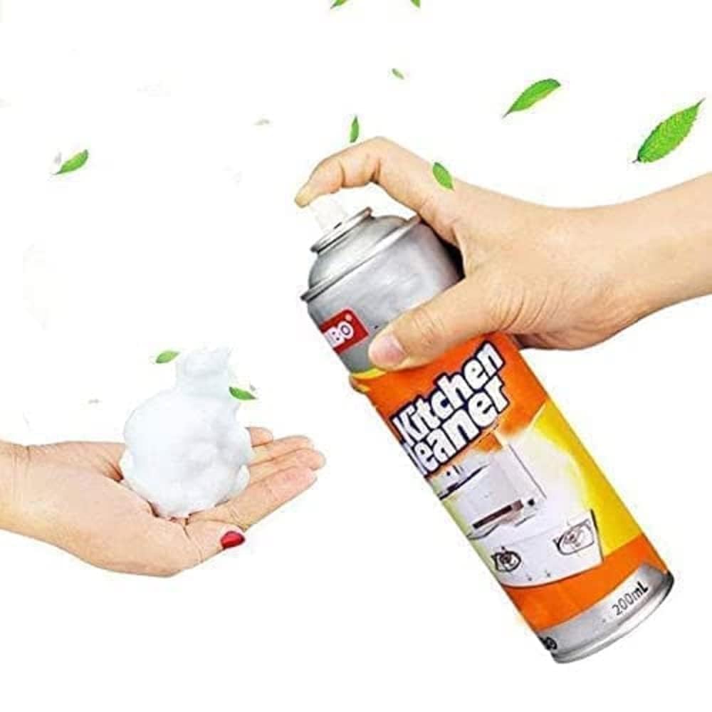 Giftock Oil Stain Removing Hood Oven magic kitchen stain cleaner kitchen cleaning spray Grease Bubble Liquid Kitchen Foam Cleaner All Purpose Kitchen Cleaner detergent