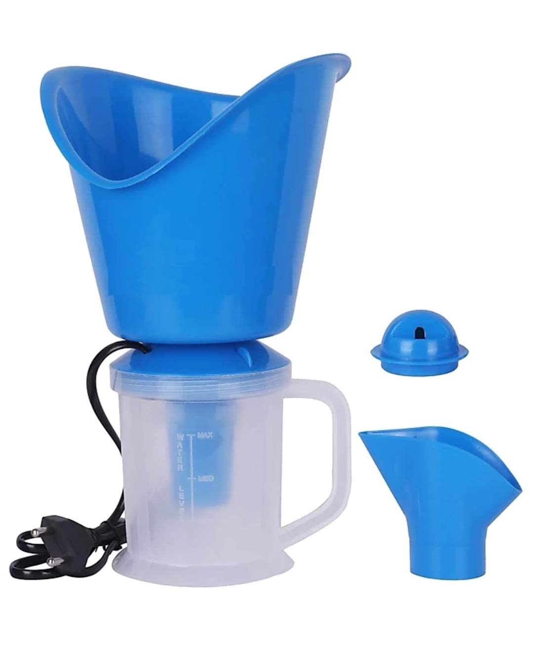 Giftock 3 in 1 Vaporizer machine Facial Steamer and Nose Steamer, cold & cough Steamer Nozzle Inhaler and Facial Steamer Machine Vaporizer Color May Vary Vaporizer (Blue)