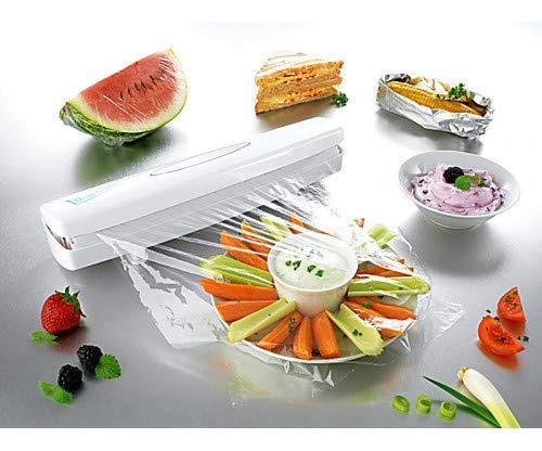 Giftock Aluminium Food Foil Plastic Dispenser Wraptastic Wrap for Food Packing Home Essentials - Food Wrapper Dispenser, Multicolour