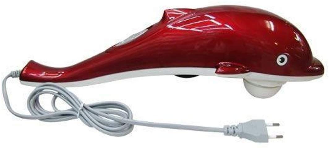 Giftock Big Dolphin Plastic Infrared Hammer Full Body Massager for Pain Relief and Muscle Relax (Colour May Vary)
