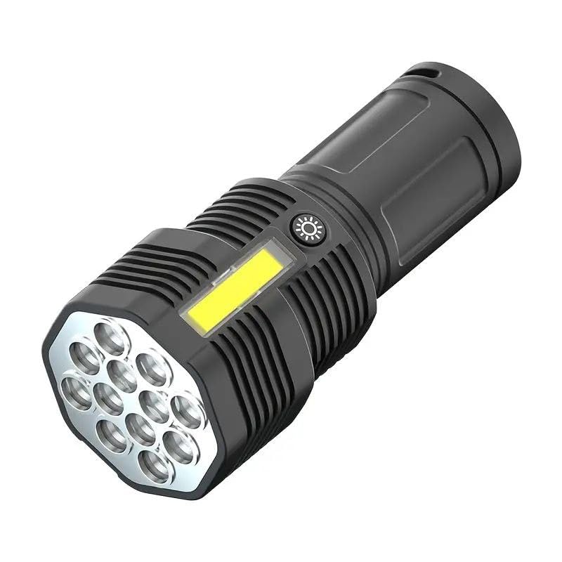 Giftock STORE 12 LED Flashlight COB Side Light USB Rechargeable Strong Light Flashlight