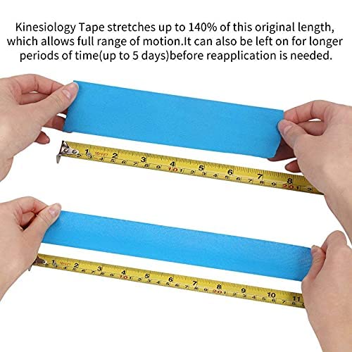 Giftock Tape 5cm * 5m Roll Strapping Taping Athletic Sports Tape for Men Knee Shoulder Elbow Ankle Neck Muscle Superior Waterproof Adhesion Non Latex Safe for Kids Pregnant Women