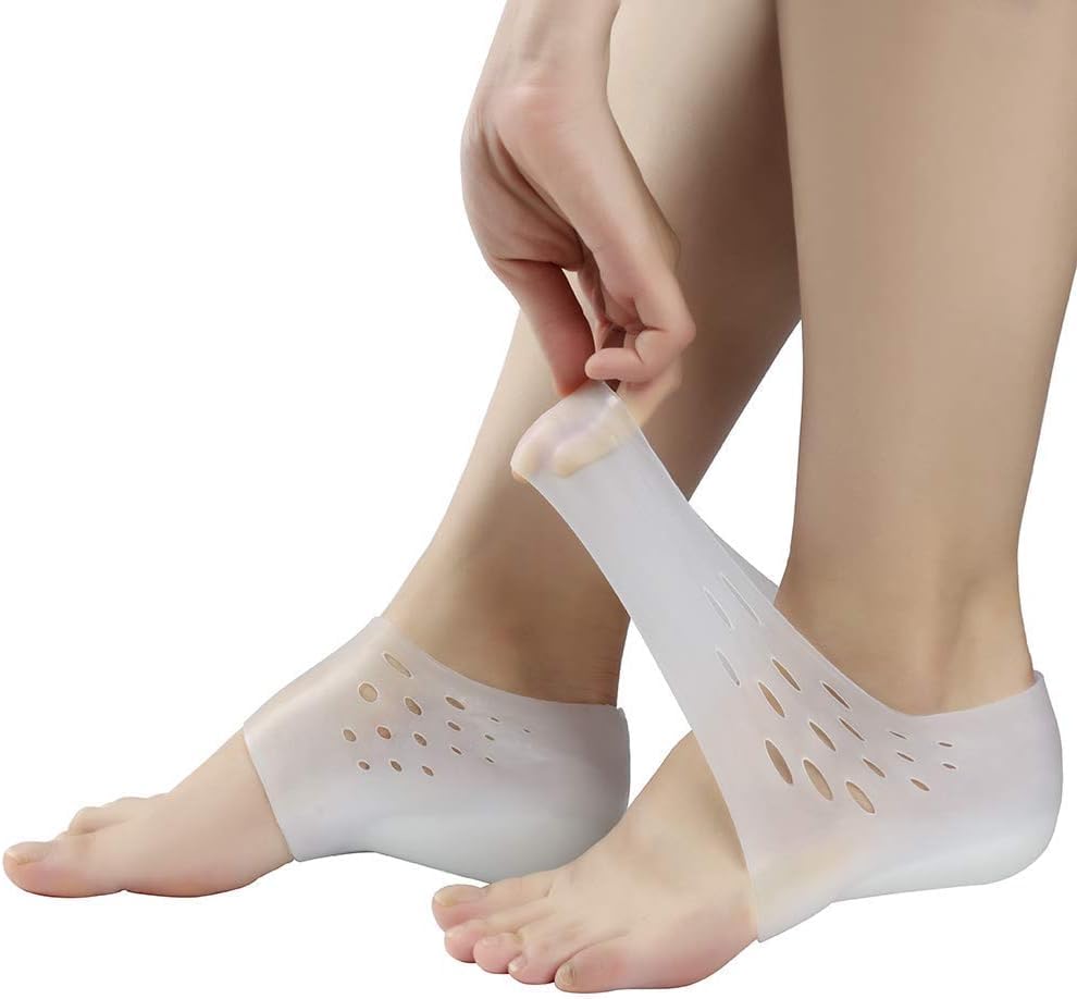 Giftock Invisible Height Increase Shoe Insoles Air Cushion 3cm Make You Taller,Supportive Comfort Dry Hard Cracked Heels Repair Cream Foot Care Ankle Support Cushion-For Men And Women (1 Pair)