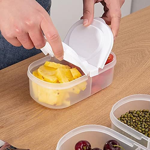 Splendi 2 Way Food Storage Container Box for Fridge Storage Containers to Keep Fresh for Fruits|
