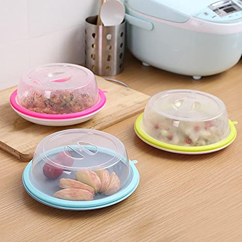 Giftock Plastic Microwave Dome Silicone Food Cover 1 pcs multi color
