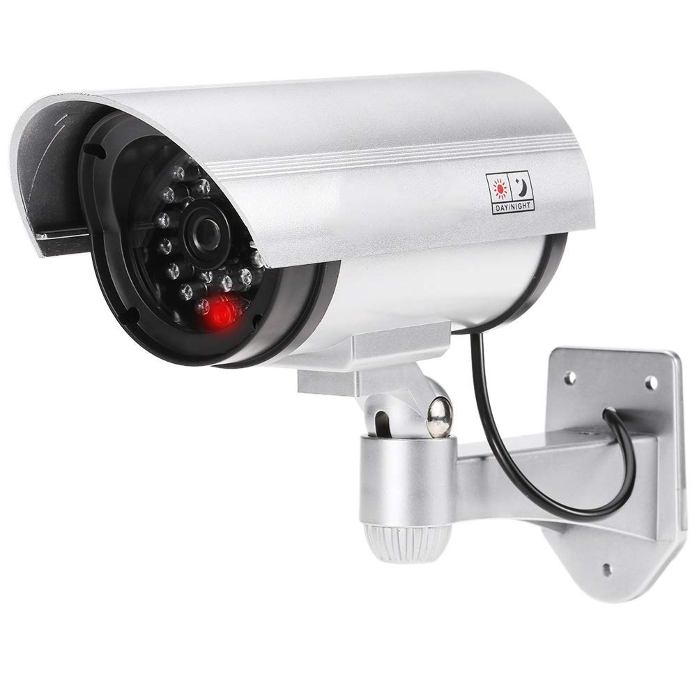 Giftock Realistic Looking Dummy IR Security CCTV Fake Bullet Camera with Flashing LED Light Indication