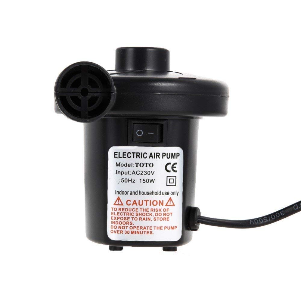Giftock Multi-Purpose Electric Air Pump for Quickly Inflates/Deflates Sofa, Bed, Swimming Pool Tubes, Toys,Air Bags, Mattresses
