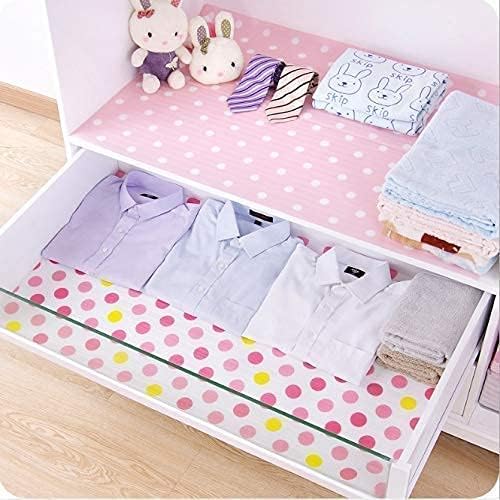 Giftock Kitchen Cabinet Disposable Mat- Multipurpose Waterproof Non-Slip Kitchen Drawer Wardrobe Mat, Shelf Liners for Kitchen Cupboard Liners, Table Drawer Mat, Refrigerator (45x300) (2)