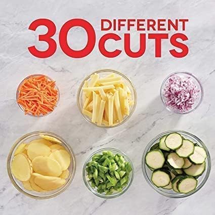 Giftock Mandoline Slicer, 5 in 1 Vegetable Chopper, Safe Kitchen Chopping Artifact, Cutter, Julienne, Dicer, Kitchen Accessories Gadgets (Pack of 1)