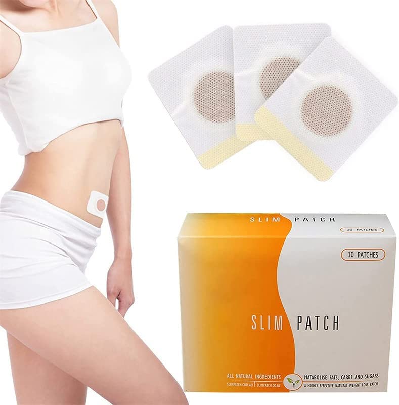 Giftock 10Pcs Slimming Patch Two Choices Magnet Weight Reduce Fat Burning Lose Weight Navel Sticker Belly Slim Patch