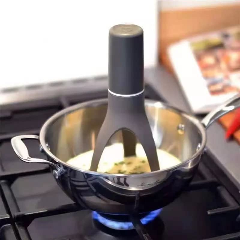 Giftock Automatic Egg Mixing Whisk Pan-Automatic Hand Free Electric Egg Whisk, pan Stirrer Mixing of Any Items Blender Mixture Hand Free Whisker for Kitchen, Multicolor