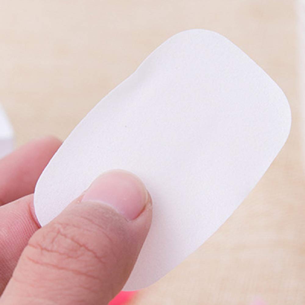 Giftock Paper Washing Hand Bath Clean Scented Slice Outdoor Travel Sheets Disposable Box Soap Portable Mini Paper Soap || paper soap strips for travelling handwash || multicolor || Set of (3)