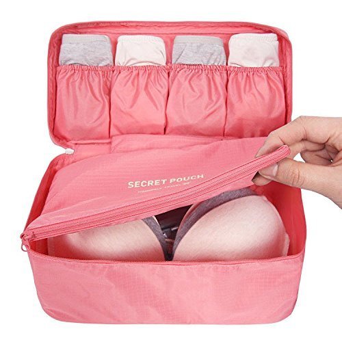 Giftock Multipurpose Waterproof Travel Storage Bag for Undergarments, Inner wear, Toiletries & Travels Cosmetics for Women Men Travel Pouch Kit Bag (Multi color)
