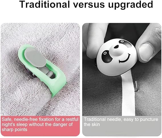 Giftock Cover Clip No Pins Quilt Fixer Clip Non-Slip Duvet Insert Anti-Movement Bed Quilt Clamps Comforter Needle-Free Duvet Fasteners Grippers Prevent Bunching and Shifting (Set of 6 PCS)