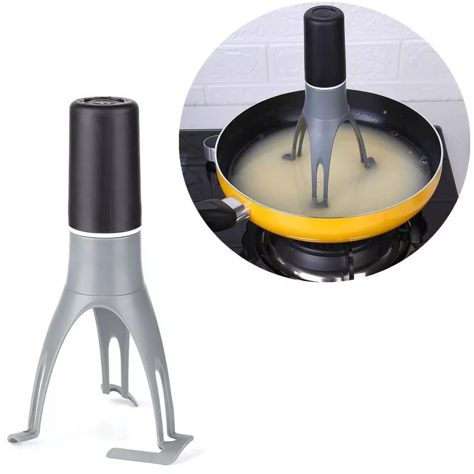 Giftock Automatic Egg Mixing Whisk Pan-Automatic Hand Free Electric Egg Whisk, pan Stirrer Mixing of Any Items Blender Mixture Hand Free Whisker for Kitchen, Multicolor