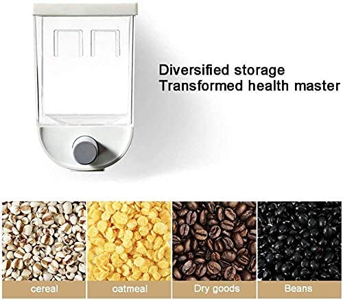 Giftock  Plastic Push Button Punch Free Press Type Storage Container set 1100ml, Multicolour (pack of 2)