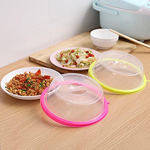 Giftock Plastic Microwave Dome Silicone Food Cover 1 pcs multi color