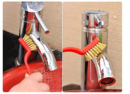Giftocketail Set of 3 Pc Gas Cleaning Brush | Steel Brush | Wire Brush | Gas Stove Cleaning Brush | Kitchen Tools Cleaning Kit | Chimney Cleaning Brush | Burner Cleaner Brush | Pack of 1 (3pc each)