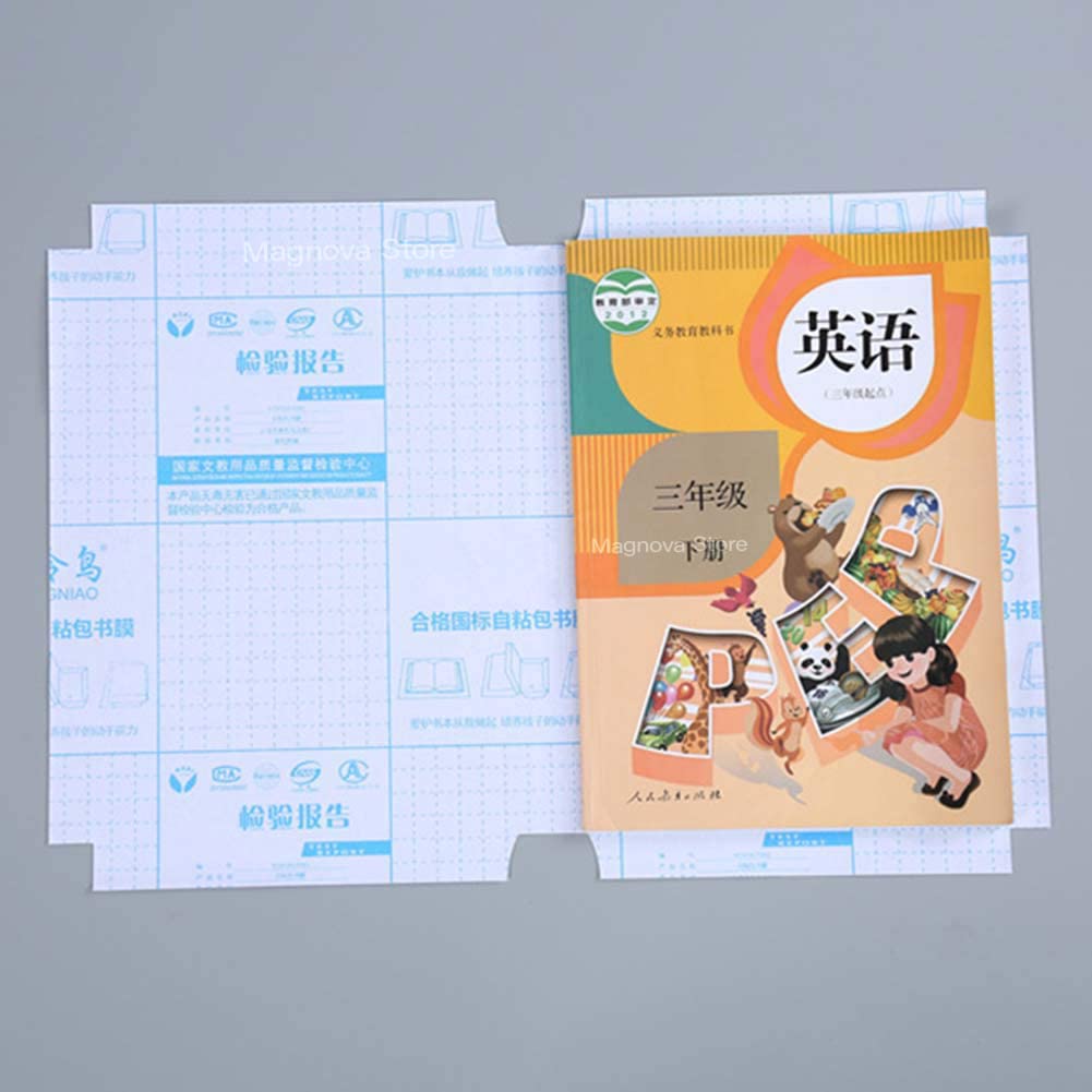 Giftock Transparent Paper Sticker Book Cover Film Clear Matte for Craft 30 Pcs,Waterproof School Textbook Protective Case Cover Can Be Cut Self-Adhesive Book Cover Paper Sticker Book Film