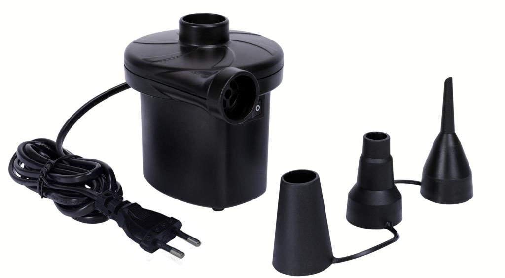 Giftock Multi-Purpose Electric Air Pump for Quickly Inflates/Deflates Sofa, Bed, Swimming Pool Tubes, Toys,Air Bags, Mattresses
