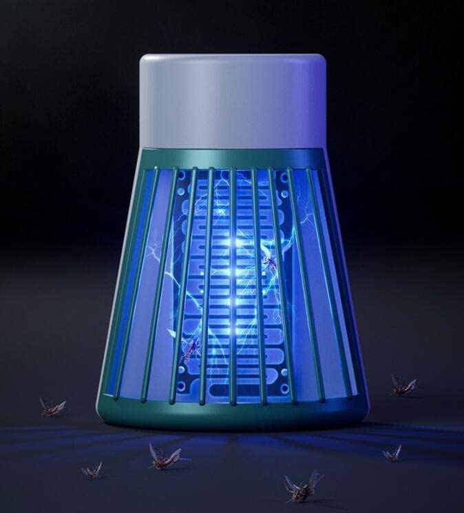Giftock Mosquito Killer Bug Zapper and Fly Killer Indoor Light with Electric Plug Killing Lamp Portable Plug in Purple Night LED Trap USB Machine
