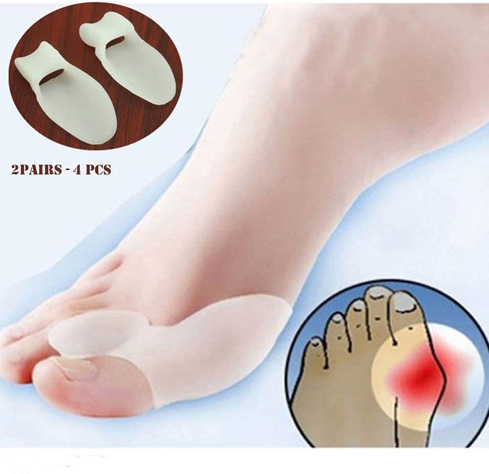 Giftock silicone Gel Orthopedic Foot Protector Anti Crack Toe Protector Sets for Men and Women