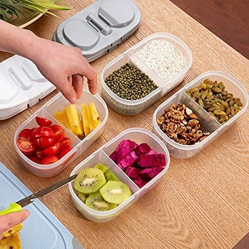 Splendi 2 Way Food Storage Container Box for Fridge Storage Containers to Keep Fresh for Fruits|