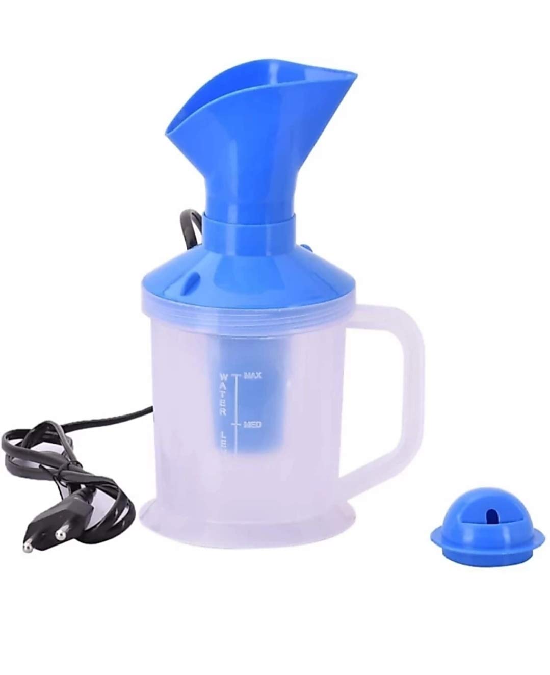 Giftock 3 in 1 Vaporizer machine Facial Steamer and Nose Steamer, cold & cough Steamer Nozzle Inhaler and Facial Steamer Machine Vaporizer Color May Vary Vaporizer (Blue)