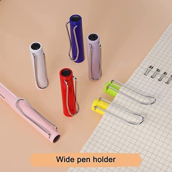Giftock Reusable Everlasting Inkless Pencils - Portable Replaceable Graphite Nib Eternal Erasable Metal Writing Pens Triangular Golf Stationary Set (Pack of 2)