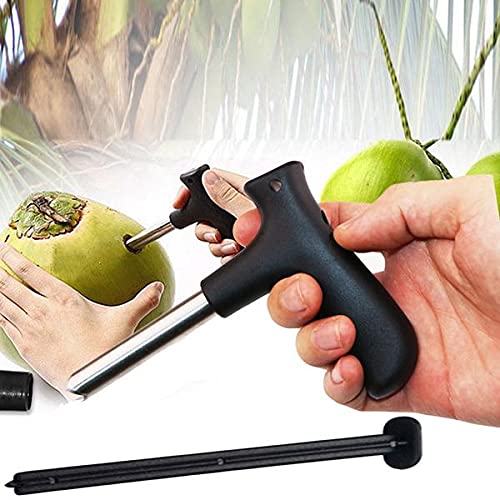 Giftock Stainless Steel Coconut Driller, Opener Tool (Multicolor)