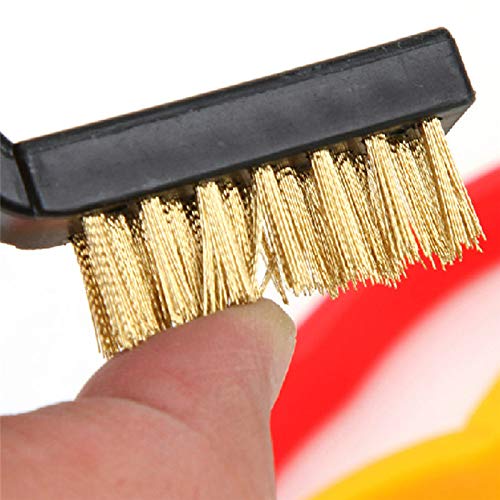 Giftocketail Set of 3 Pc Gas Cleaning Brush | Steel Brush | Wire Brush | Gas Stove Cleaning Brush | Kitchen Tools Cleaning Kit | Chimney Cleaning Brush | Burner Cleaner Brush | Pack of 1 (3pc each)