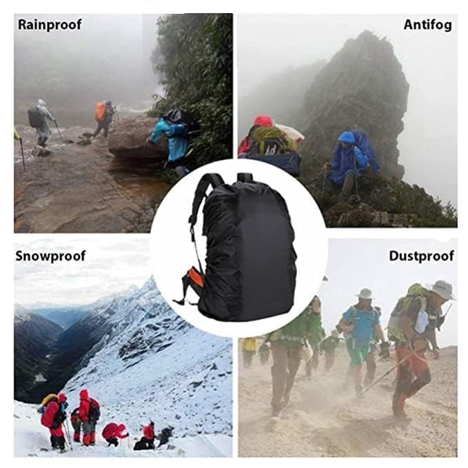 Giftock  30L to 60L Bag Rain Cover, Waterproof Rucksack Covers with Reflectors Travel Accessories for Outdoor Bicycling Hiking Camping Traveling Pack Cover.