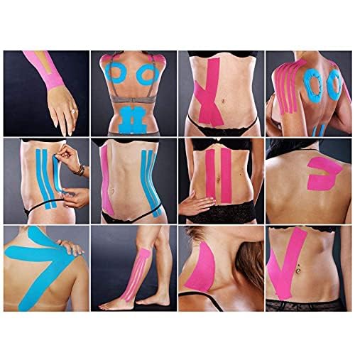 Giftock Tape 5cm * 5m Roll Strapping Taping Athletic Sports Tape for Men Knee Shoulder Elbow Ankle Neck Muscle Superior Waterproof Adhesion Non Latex Safe for Kids Pregnant Women