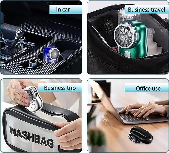 Giftock New Mini Shaver Portable Electric Shaver Mini Pocket Fashion Shaver Electric Razor Shavers for Men Rechargeable Shaver