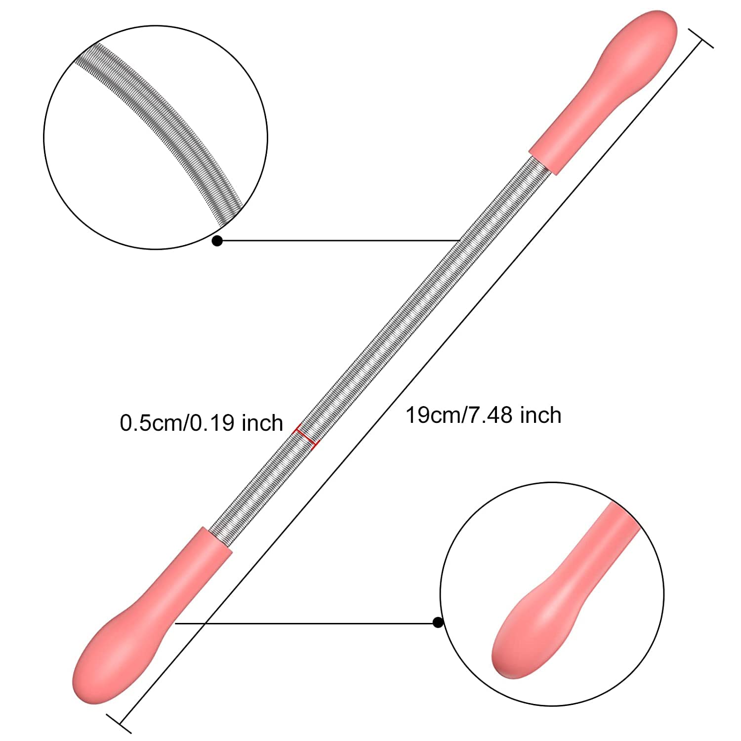 Giftock Facial Hair Remover for Women Spring Stick For Women Remove Unwanted Hair on Upper Lip, Chin, Face, or Neck Hair removal Epilator Threading tool 1pc