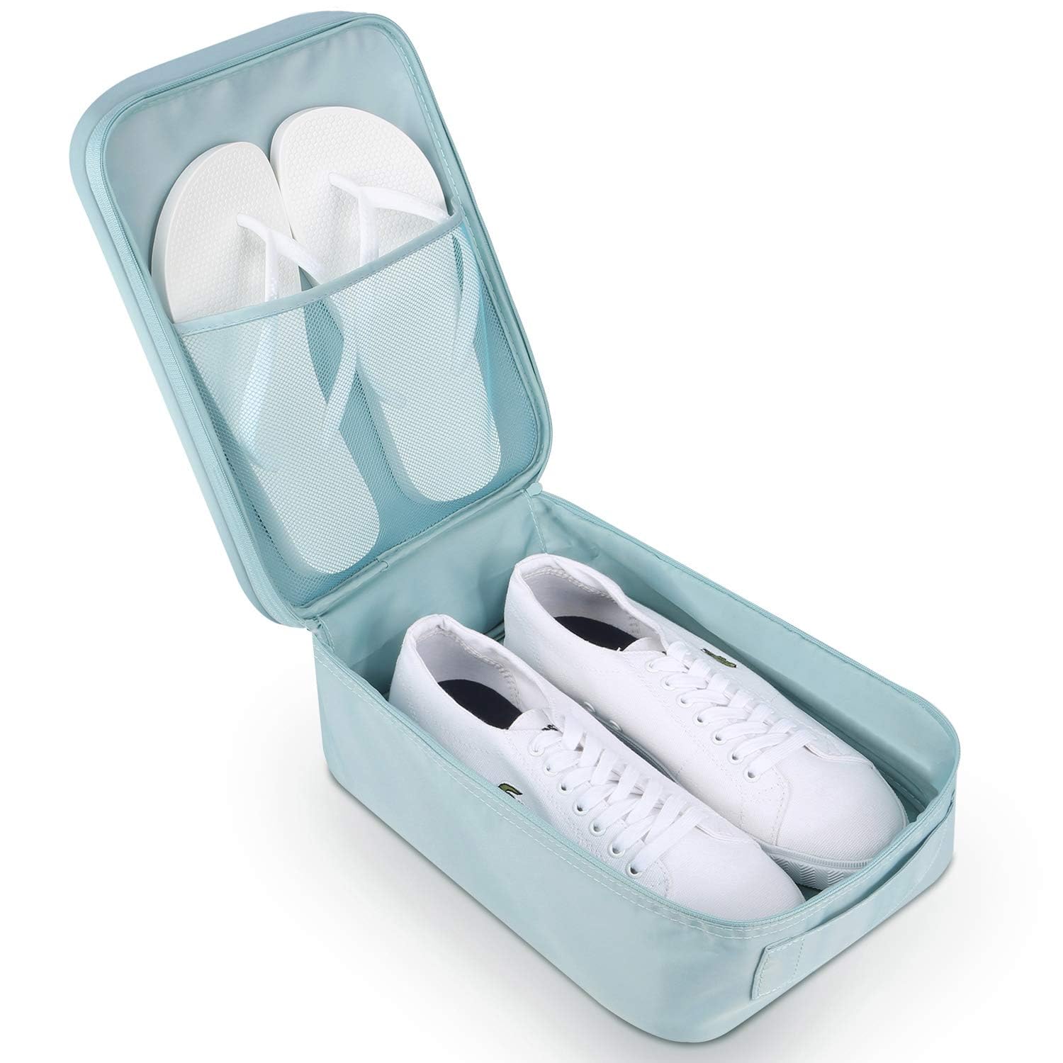 Giftock Compact Shoe Bag/Organizer/Pouch | Protect 3 Pairs of Shoes | Perfect for Travel and Daily Storage (Black)