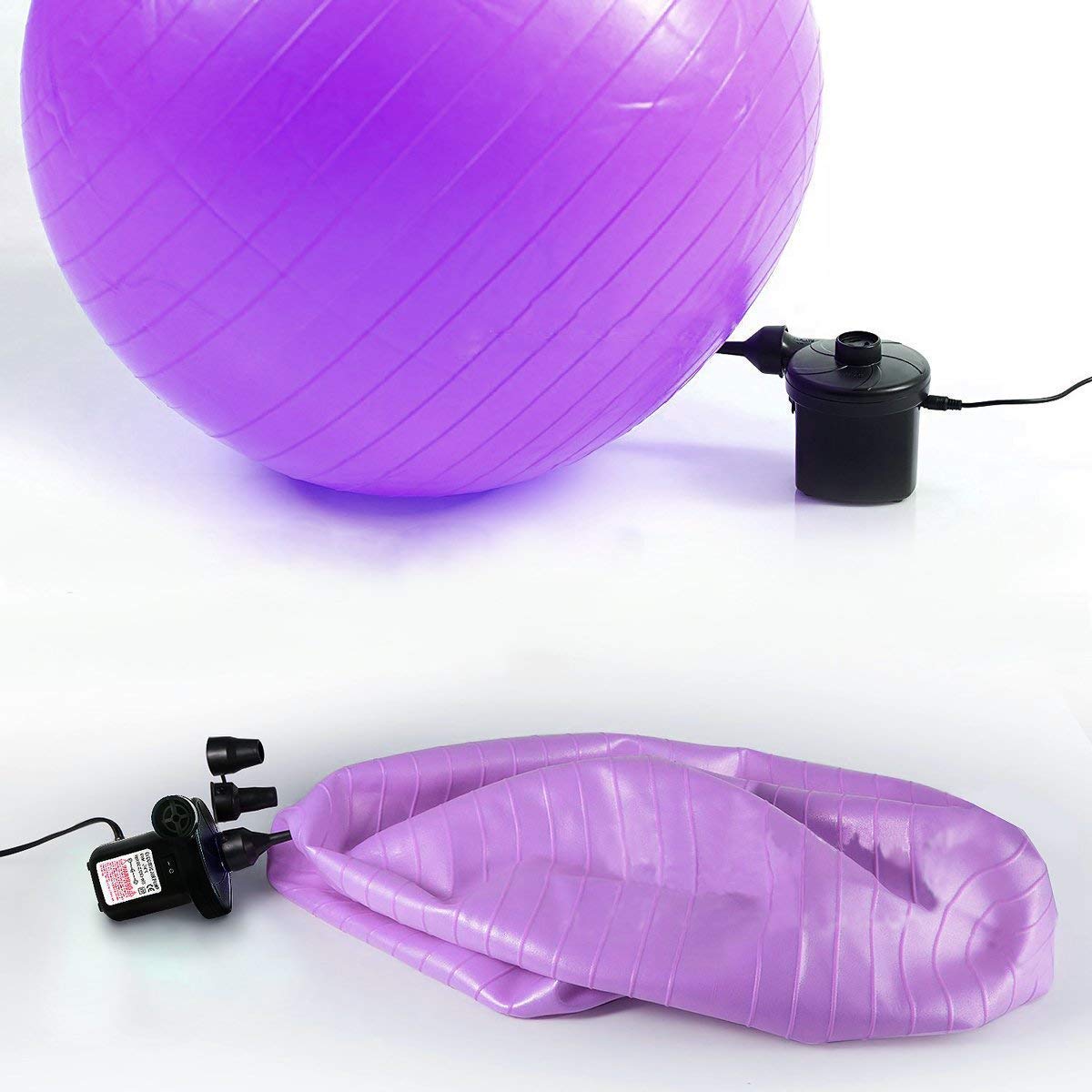 Giftock Multi-Purpose Electric Air Pump for Quickly Inflates/Deflates Sofa, Bed, Swimming Pool Tubes, Toys,Air Bags, Mattresses