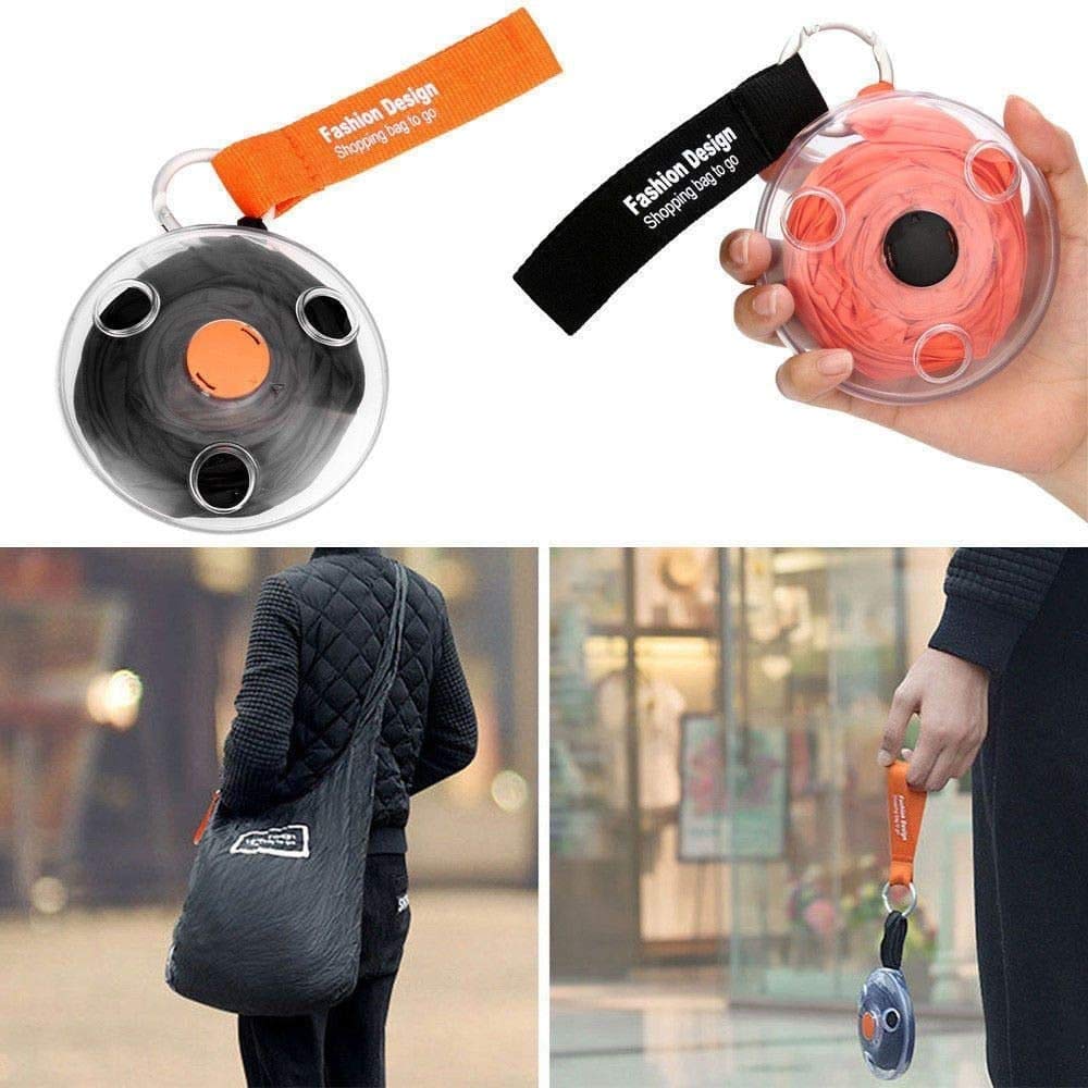 Giftock Shopping Bag To Roll Up Portable Folding Shopping Bags,(Multicolour)