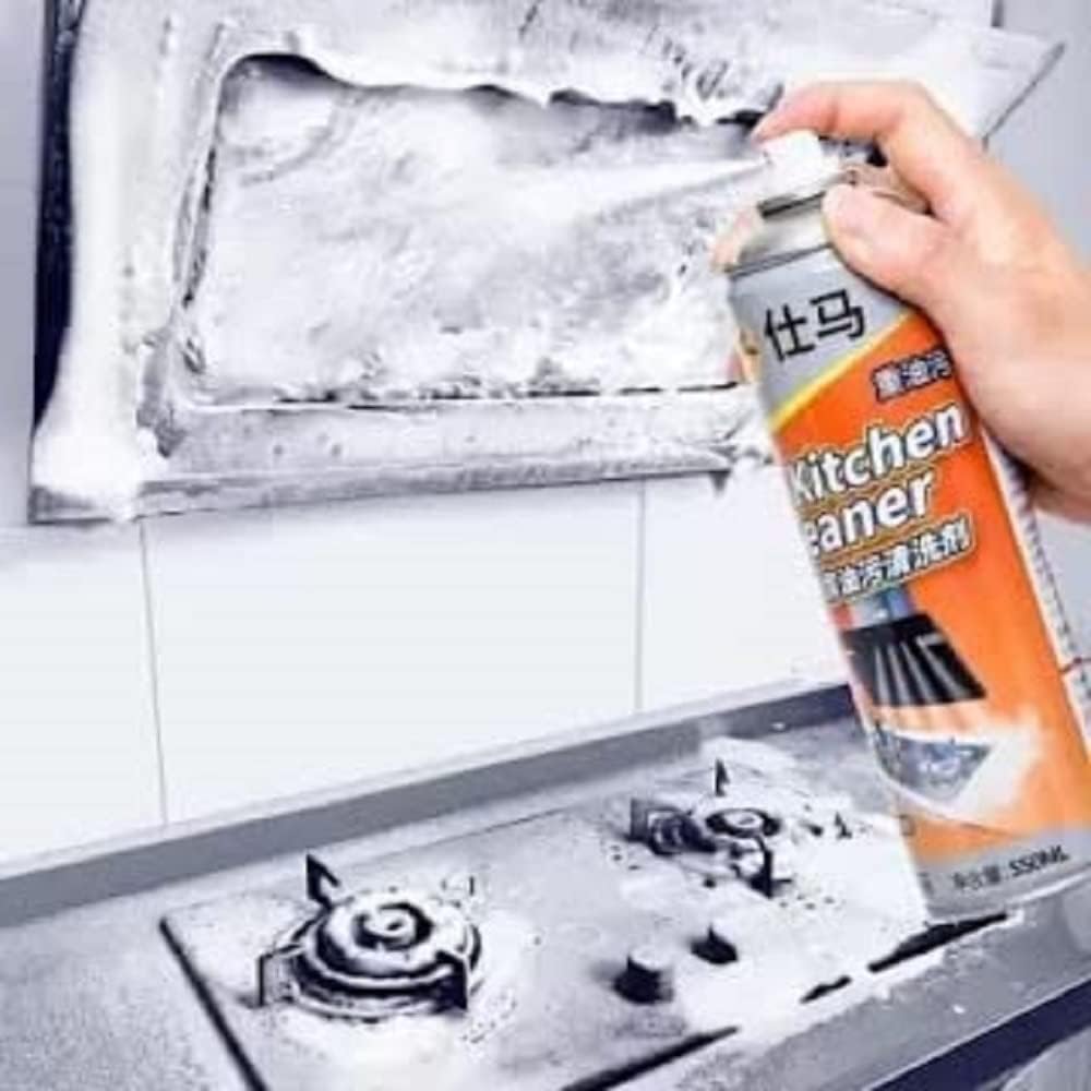 Giftock Oil Stain Removing Hood Oven magic kitchen stain cleaner kitchen cleaning spray Grease Bubble Liquid Kitchen Foam Cleaner All Purpose Kitchen Cleaner detergent