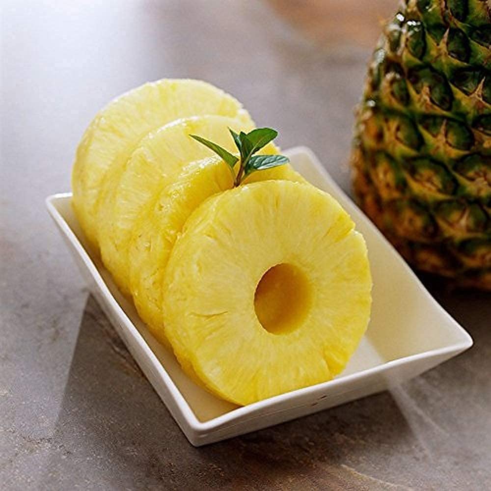 Giftock New Pineapple Cutter Machine | Stainless Steel Manual Fruit Peeler Corer Slicer Kitchen Knife with Drill Straw Hole Opener | Fruit Cutter | Pineapple Slicer (Multicolor)