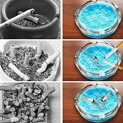 Giftock Disposable Smokeless Ashtray including Sand Cleaner Portable Air Purifier Smoke and Sand, Indoor Smoke and Odorless Cleaning Car Ashtray Cigarette Mud Ashtray (2)