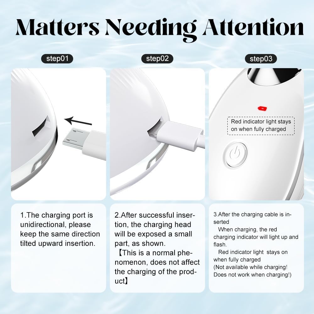 Giftock Neck Face Massager, Firming Wrinkle Removal Tool, Vibration Massager with 3 Color Modes for Skin Tightening Face Sculpting