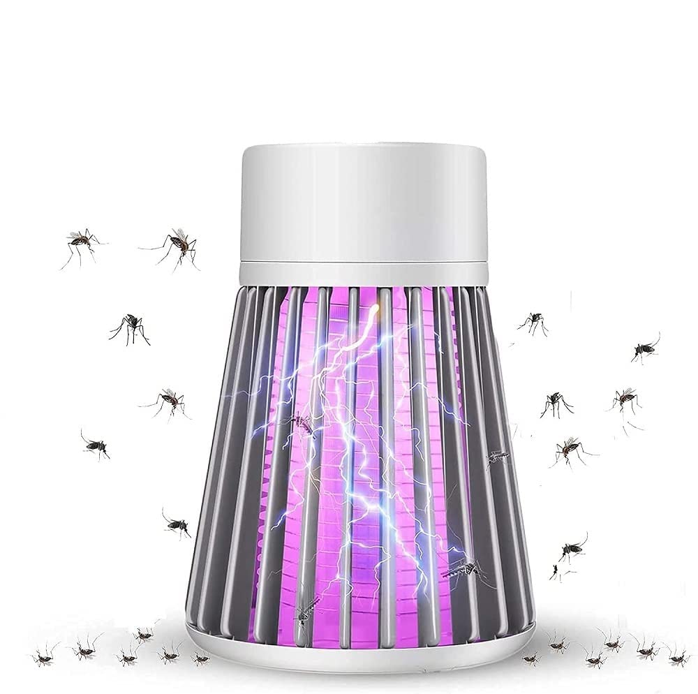 Giftock Mosquito Killer Bug Zapper and Fly Killer Indoor Light with Electric Plug Killing Lamp Portable Plug in Purple Night LED Trap USB Machine