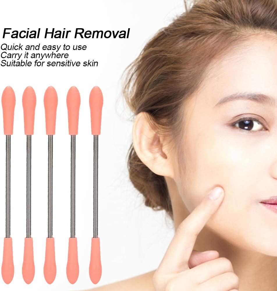 Giftock Facial Hair Remover for Women Spring Stick For Women Remove Unwanted Hair on Upper Lip, Chin, Face, or Neck Hair removal Epilator Threading tool 1pc