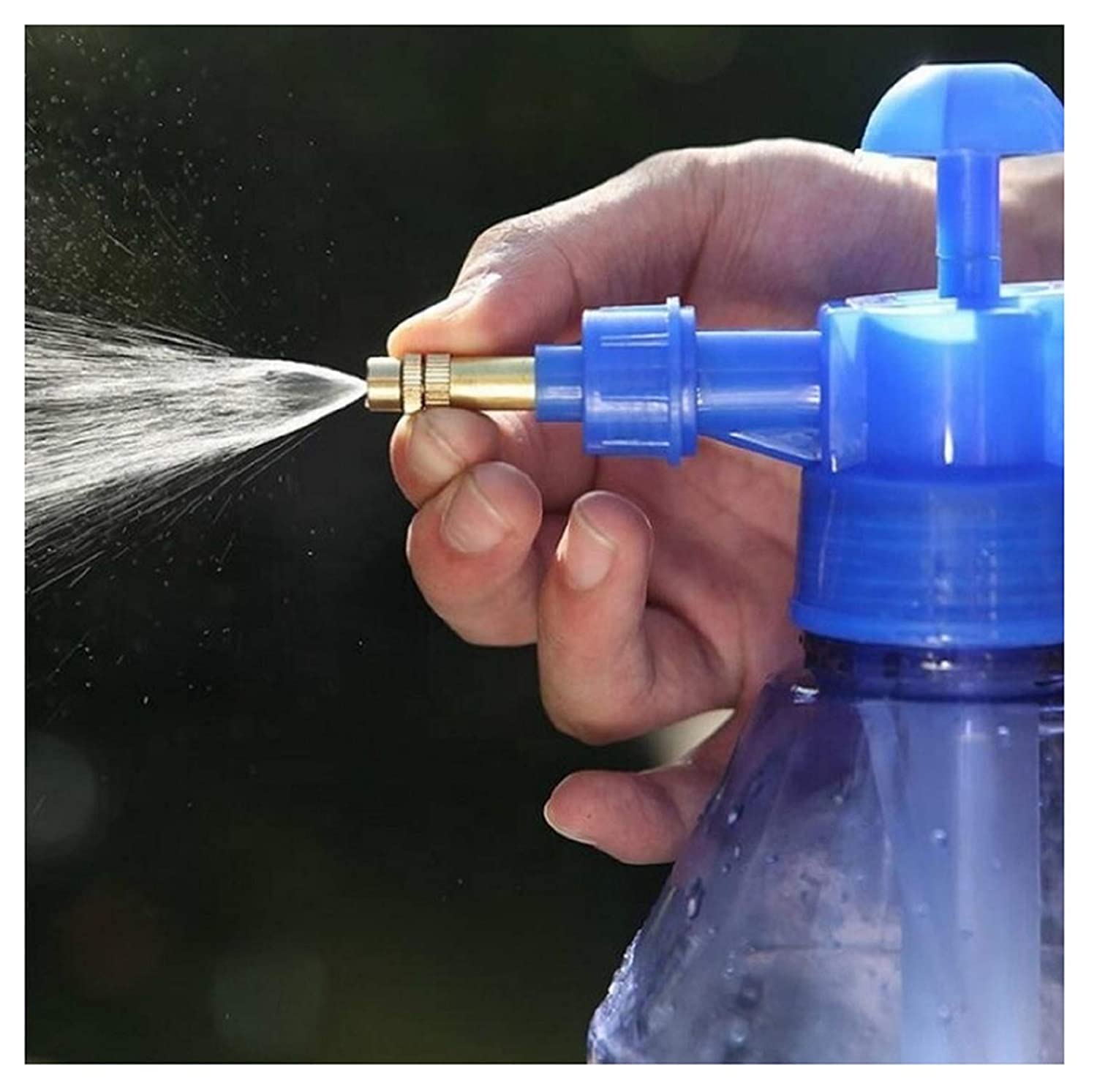 Giftock Premium 1 PC Garden Pump Pressure Sprayer, Lawn Sprinkler, Water Mister, Spray Bottle for HERBICIDES, Pesticide, FERTILIZERS, Plant Flowers 1.5 Litre Capacity - Multicolour