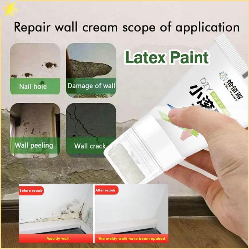 Giftock Over Small Rolling Brush Wall Paint, Wall Paint Repair Wall Paste Roller, Wall Repair Cream Rolling Brush, Eco-Friendly Graffiti Paint, for DIY Repair Renovation Removel Wall Advertisements