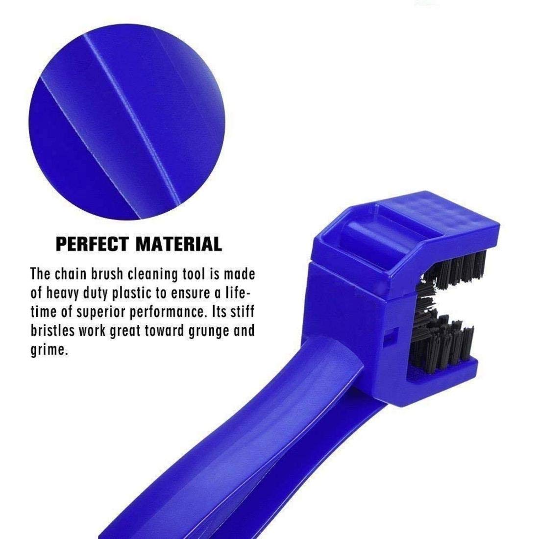 Giftock BBM16-Bicycle & Motorcycle Chain Cleaning Brush.