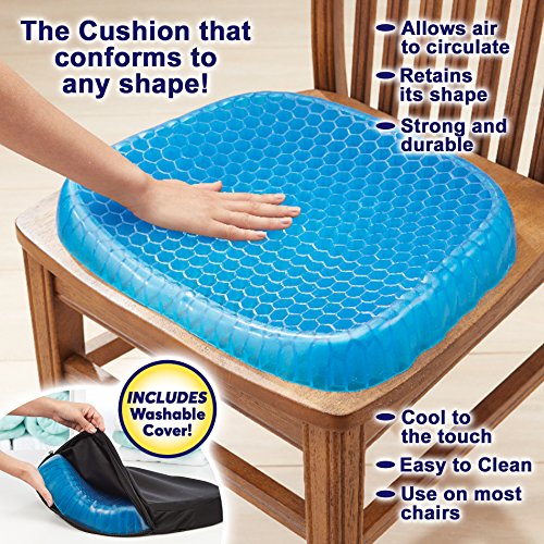 Giftock Egg Sitter Seat Cushion with Non-Slip Cover Breathable Honeycomb Design Absorbs Pressure Points
